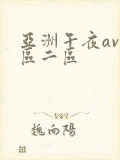 亚洲午夜av一区二区