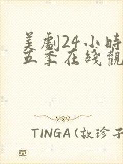 美剧24小时第五季在线观看免费高清全集