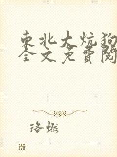 东北大炕狗儿娘全文免费阅读txt封面