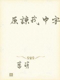 原谅我中字