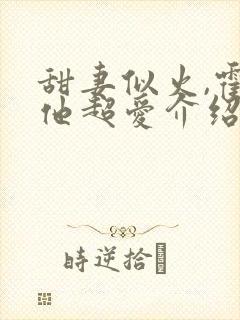 甜妻似火,霍爷他超爱介绍