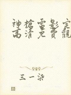 神枪电影完整版高清免费观看封面