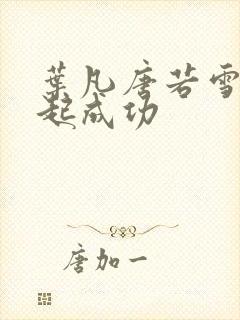 叶凡唐若雪 一起成功