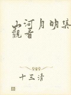 山河月明集免费观看