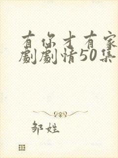 有你才有家电视剧剧情50集免费观看封面