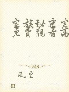 家族秘密完整版免费观看高清封面