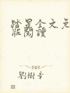 踏星全文免费正版阅读