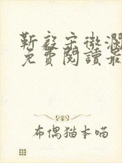 靳毅宋微澜全文免费阅读最新章节