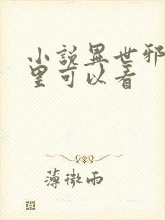 小说异世邪君那里可以看