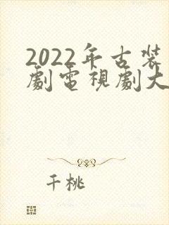 2022年古装剧电视剧大全最新封面
