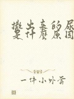 撒出来的尿很黄是什么原因封面