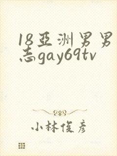 18亚洲男男同志gay69tv