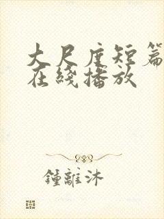 大尺度短篇视频在线播放