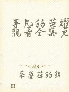 平凡的荣耀在线观看全集免费高清