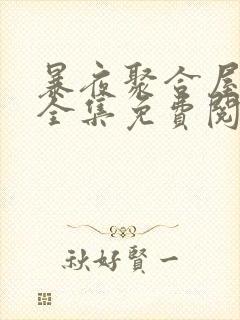 暴夜聚合屋漫画全集免费阅读