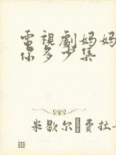 电视剧妈妈在等你多少集封面