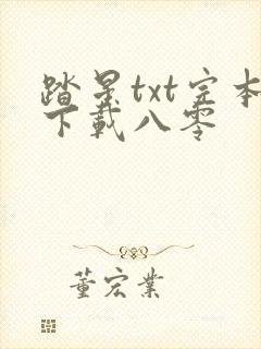 踏星txt完本下载八零