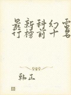 最新科幻电影排行榜前十名封面