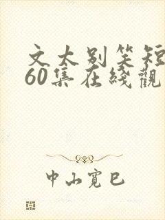 文太别笑短剧第60集在线观看