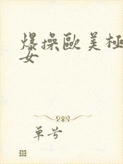 爆操欧美极品美女封面