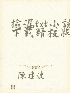 捡漏txt小说下载精校版