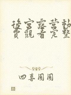 后宫露营动漫免费观看完整版高清