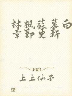 林枫苏慕白最新章节更新