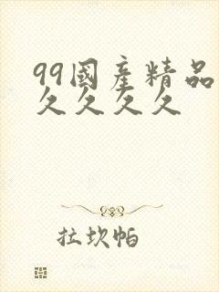 99国产精品久久久久久