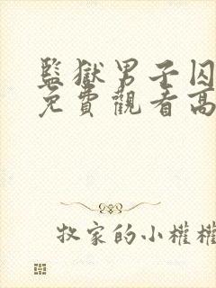 监狱男子囚生记免费观看高清版