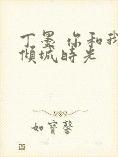 丁墨 你和我的倾城时光