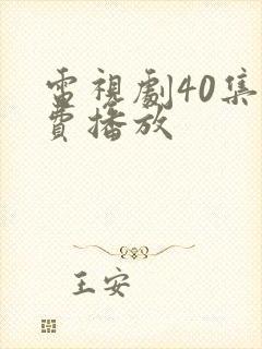 电视剧40集免费播放