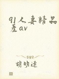 91人妻精品国产av
