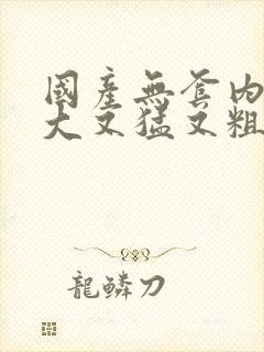 国产无套内射又大又猛又粗又爽