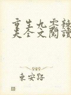 重生九零辣妻追夫全文阅读免费