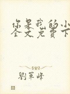 你是我的小确幸全文免费下载