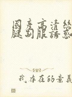 国产高清丝袜美腿制服诱惑