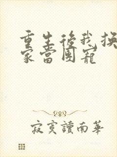 重生后我换了一家当团宠封面