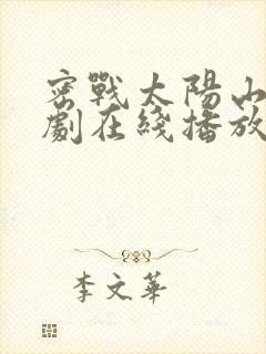 密战太阳山电视剧在线播放封面