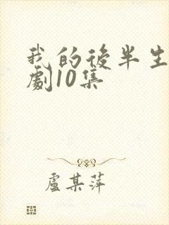 我的后半生电视剧10集封面