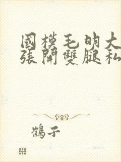 国模毛明大尺度张开双腿私拍