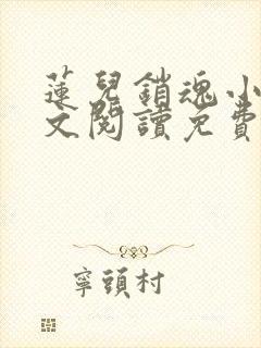 莲儿销魂小说全文阅读免费无弹窗