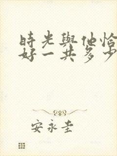 时光与他恰是正好一共多少集?封面