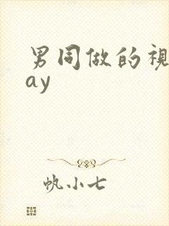 男同做的视频gay