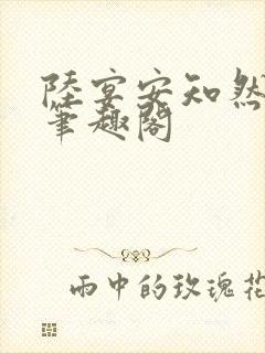 陆宴安知然小说笔趣阁