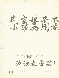 我家娘子不对劲小说无删减版封面