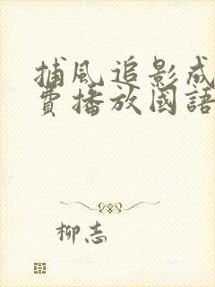 捕风追影成龙免费播放国语