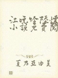 江晚吟陆怀璟的小说免费阅读封面