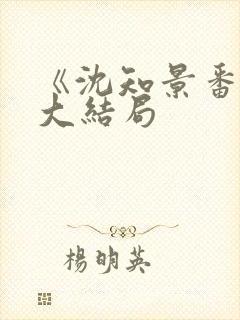 《沈知景番外》大结局