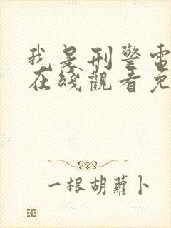 我是刑警电视剧在线观看免费完整版封面