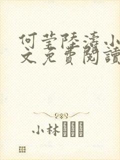 何莹陆涛小说全文免费阅读封面